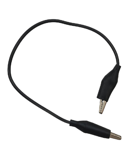 Connecting Wire Black with Crocodile Clips 1