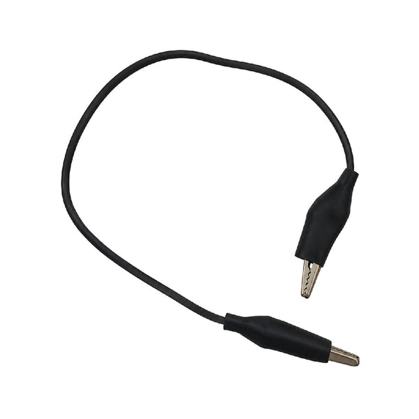 Connecting Wire Black with Crocodile Clips 1