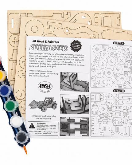 CraftKit-3DWood_PaintSet-Bulldozer-14468-2