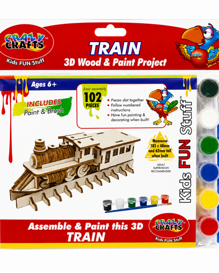 CraftKit-3DWood_PaintSet-Train-14467-1