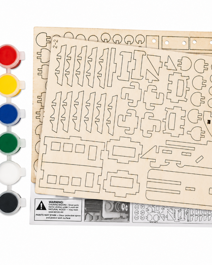 CraftKit-3DWood_PaintSet-Train-14467-2