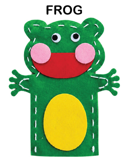Craft Kit - Felt Hand Puppet - Frog