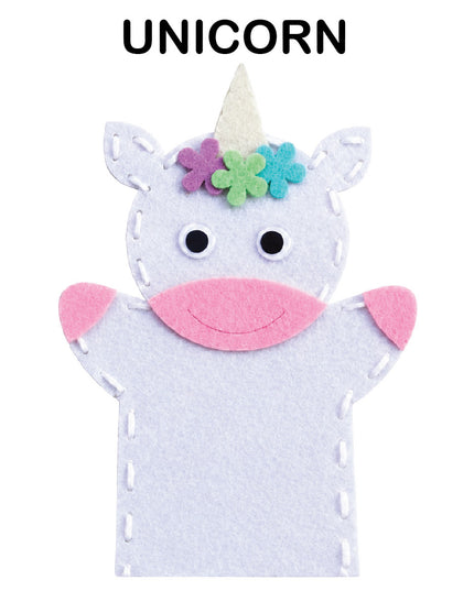 Craft Kit - Felt Hand Puppet - Unicorn