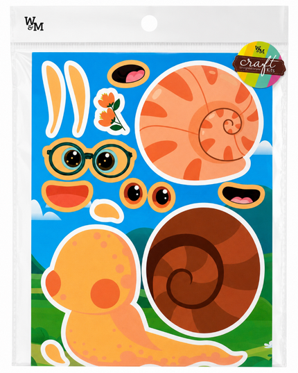 Craft Kit Garden Deco Worm and Snail A5