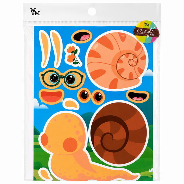 Craft Kit Garden Deco Worm and Snail A5