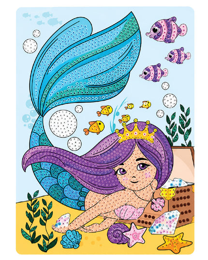 Craft Kit -  Diamond Dot and Dazzle - Mermaid - A5 1