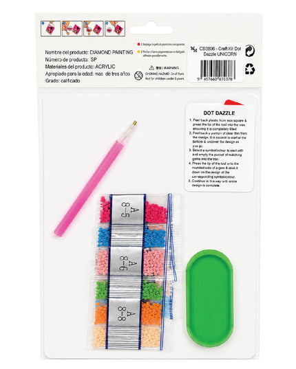 Craft Kit - Diamond Dot and Dazzle  - Unicorn - A5 4