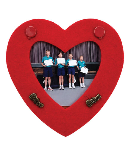 Craft Kit - Felt - Picture Frame - Heart Red 2