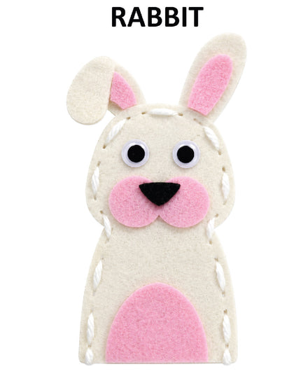 Craft Kit - Felt Finger Puppet - Rabbit 2