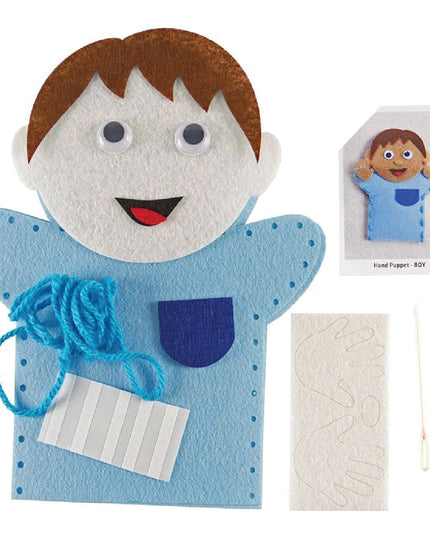 Craft Kit - Felt Hand Puppet - Boy 4