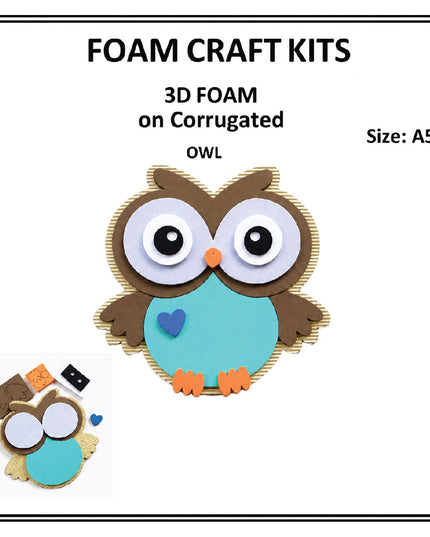 Craft Kit - Felt Hand Puppet - Owl 5