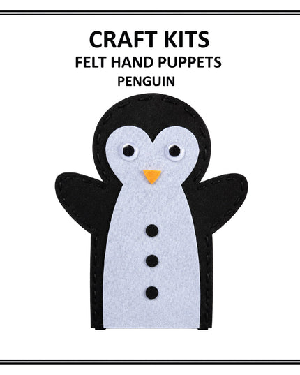 Craft Kit - Felt Hand Puppet - Penguin 4