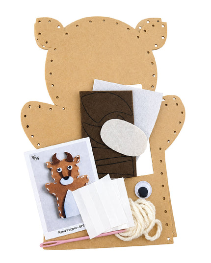 Craft Kit - Felt Hand Puppet - Springbok 4