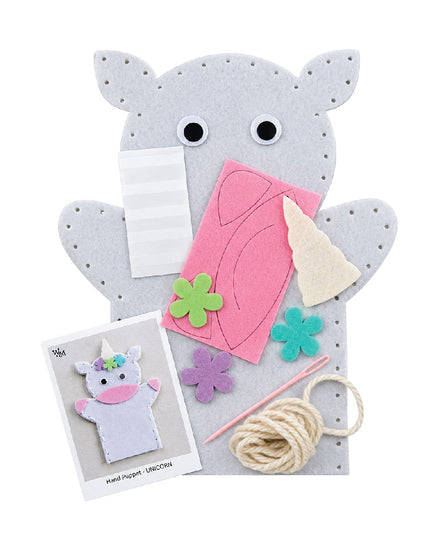Craft Kit - Felt Hand Puppet - Unicorn 6