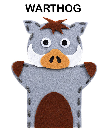 Craft Kit - Felt Hand Puppet - Warthog 2