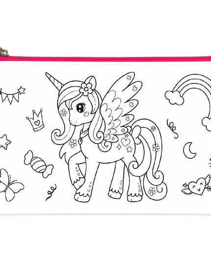 Craft Kit - Pencil Case with 3 ink pads - Unicorn 3