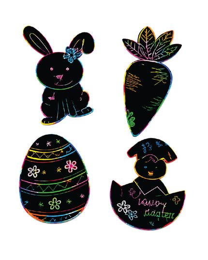 Craft Kit - Scratch Paper - Easter End Example 2