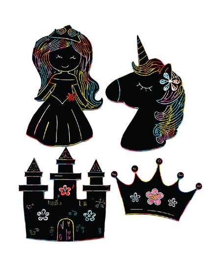 Craft Kit - Scratch Paper - Princess Examples 2