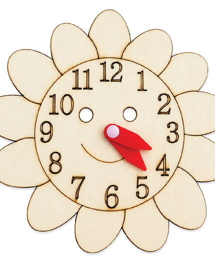 Craft Kit - Wood - Clock Flower 2