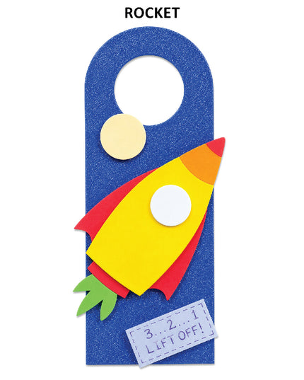 Craft Kit Foam - Doorhanger Rocket 2