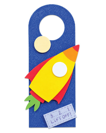 Craft Kit Foam - Doorhanger Rocket 4