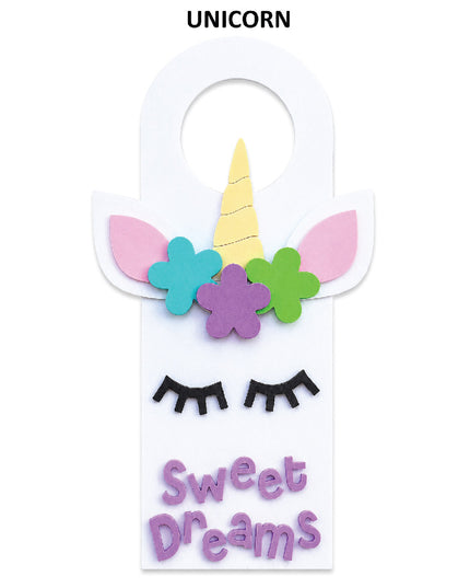 Craft Kit Foam - Doorhanger Unicorn 2