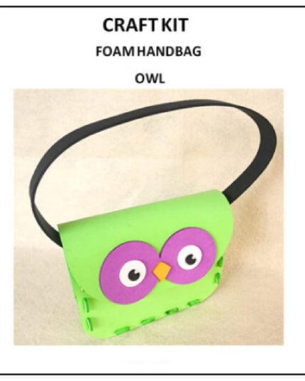 Craft Kit Foam HANDBAG OWL 1