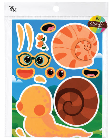 Craft Kit Garden Deco Worm and Snail A5 2