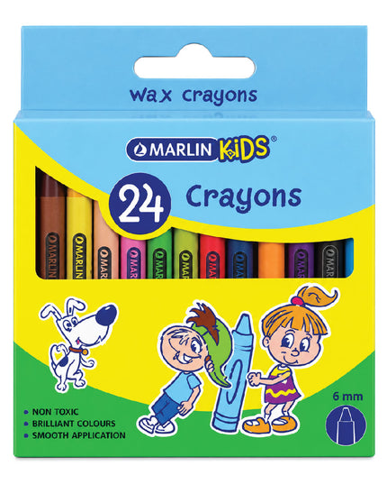 Crayons Wax - 24's - 8mm 2