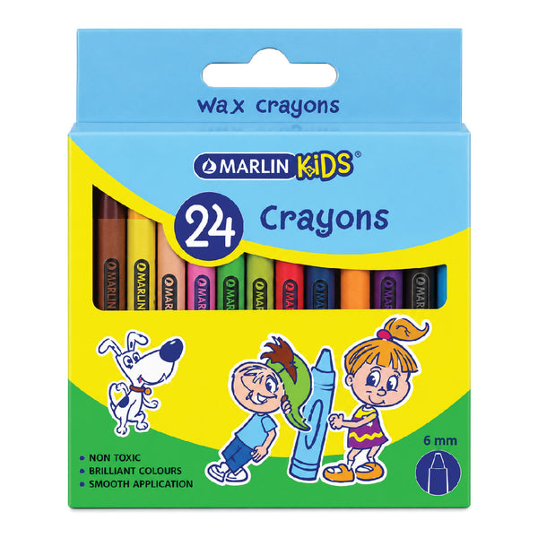 Crayons Wax - 24's - 8mm 2