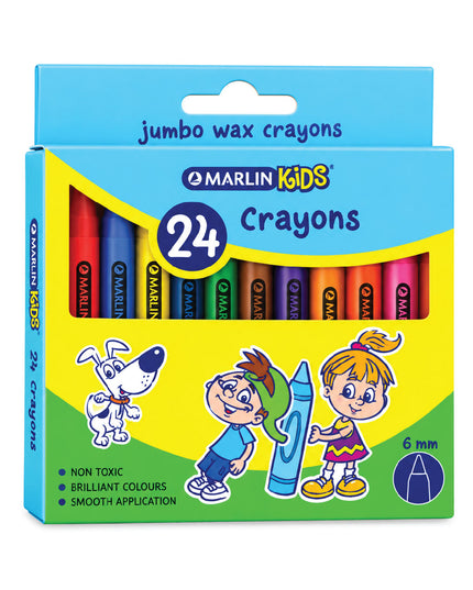 Crayons Wax - 24's - 8mm 4