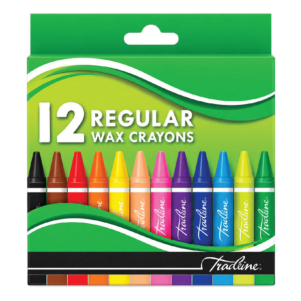 Crayons Wax 12's - 8mm 2