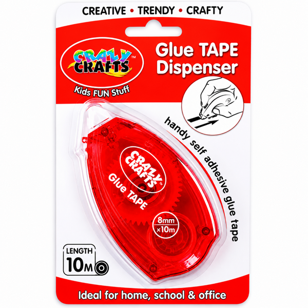Glue Tape Dispenser Crazy 10m