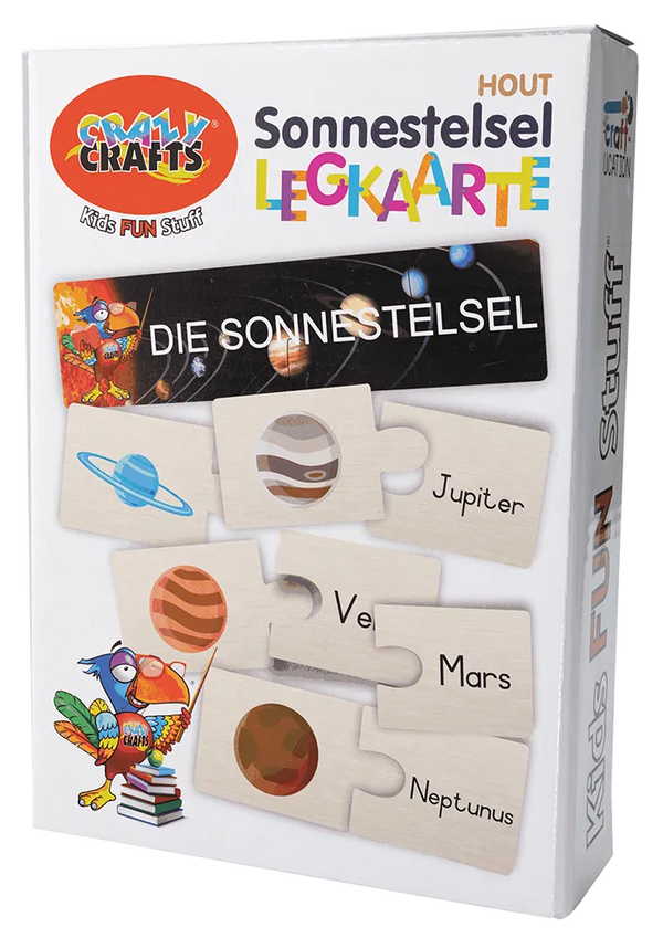 Crazy Crafts Puzzles - Sonnestelsel 1