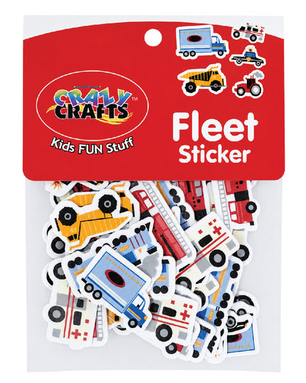 Crazy Sticker Range - Fleet - Packet 1