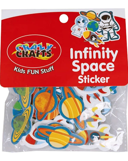 Crazy Sticker Range - Infinity Space - Packet