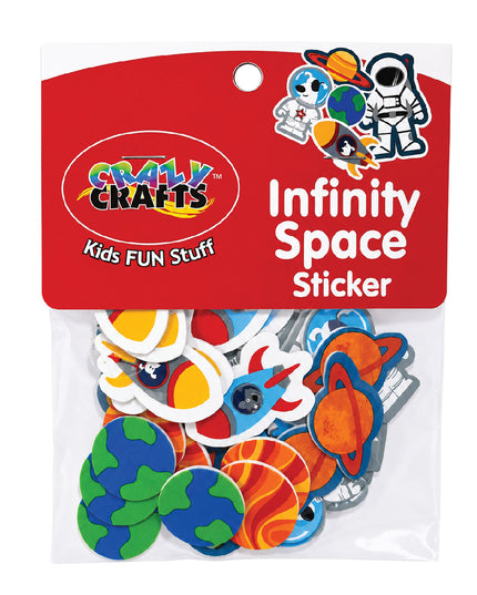 Crazy Sticker Range - Infinity Space - Packet 2