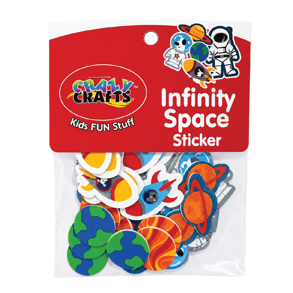 Crazy Sticker Range - Infinity Space - Packet 2