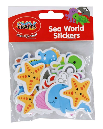 Crazy Sticker Range - Sea World - Packet