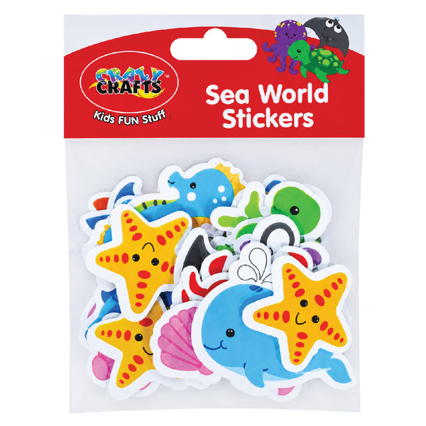 Crazy Sticker Range - Sea World - Packet 1