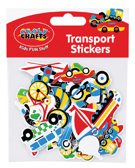 Crazy Sticker Range - Transport - Packet 1