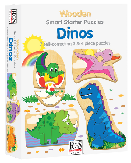 Puzzle -Smart Starter 2&3 pieces Dinos