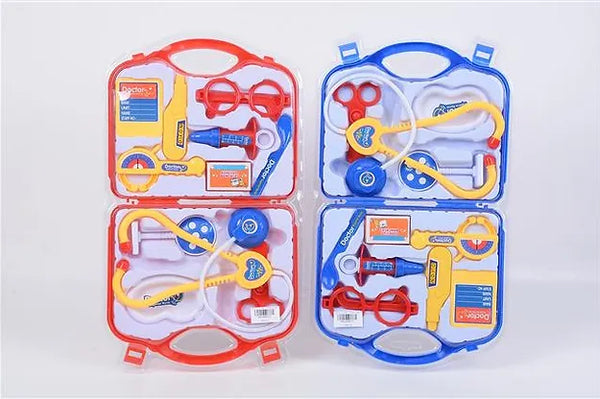 Doctor Set open case Red/Blue