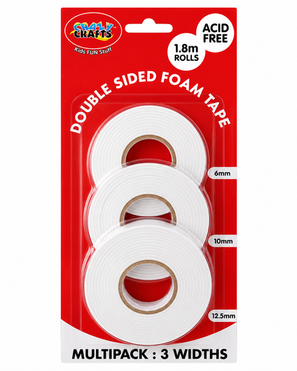 Glue Double Sided Crazy Foam Tape 3 Piece