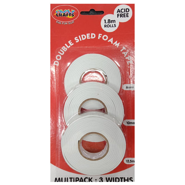 Double Sided Foam Tape - 3 Pack 1