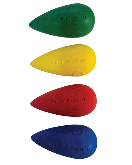 Easy Grasp Bulb Crayons 4's - Faber Castell 4