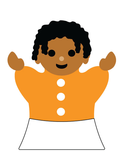 Hand Puppet - Family 2 - Set of 7
