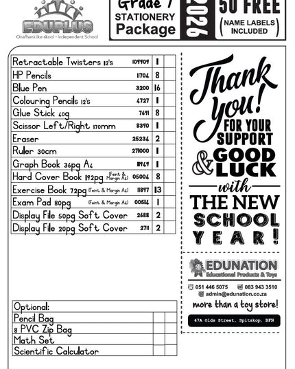 Eduplus Grade 7 2026