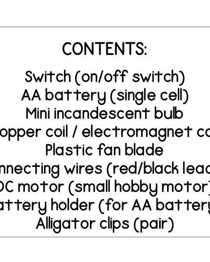 Electric Kit with Fan
