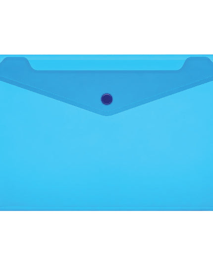 Envelope with Button A4 Blue 2